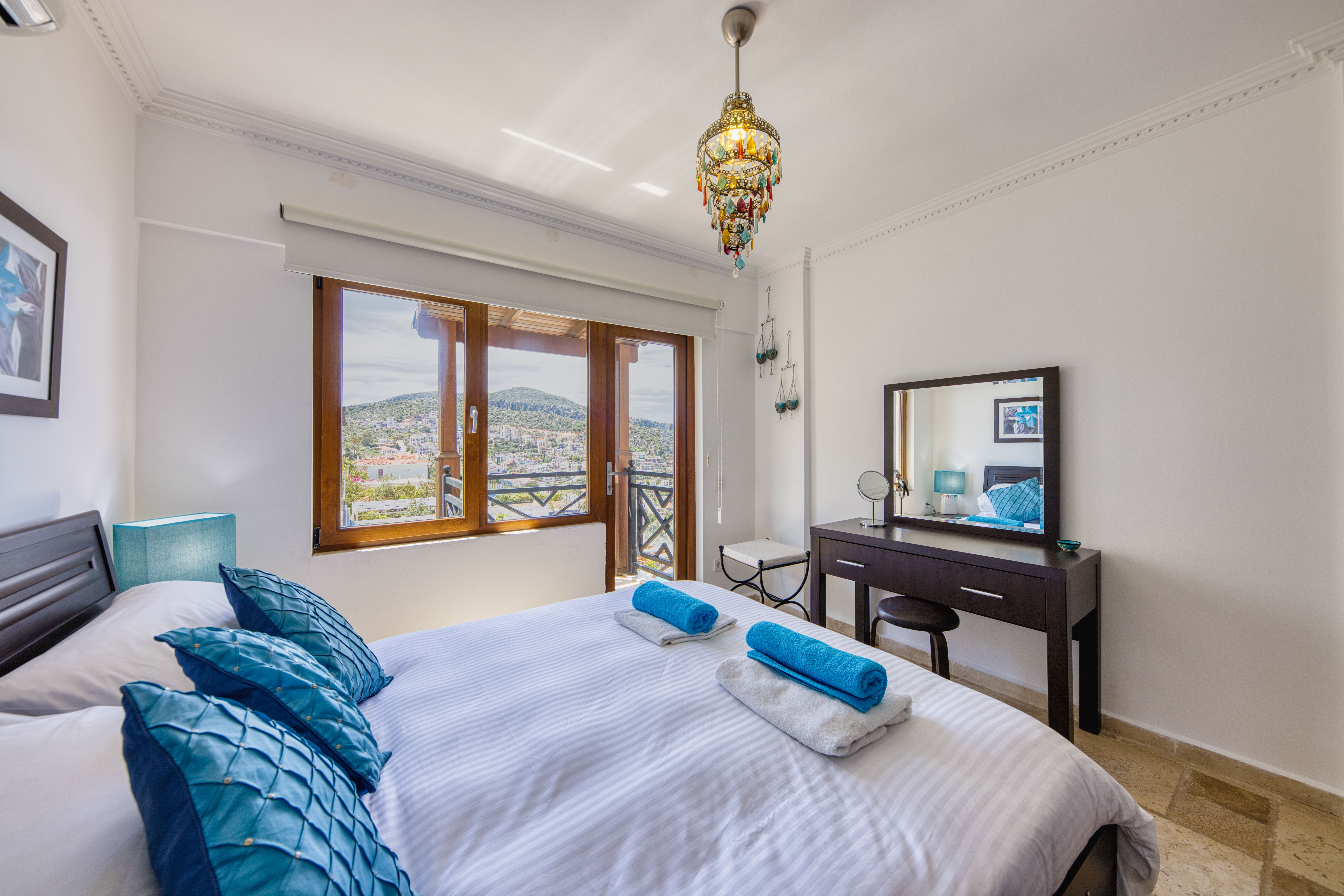 Master Bedroom with a small balcony